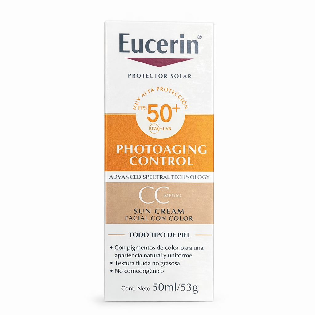 Eucerin Photoaging Control - Protector solar con color FPS 50+