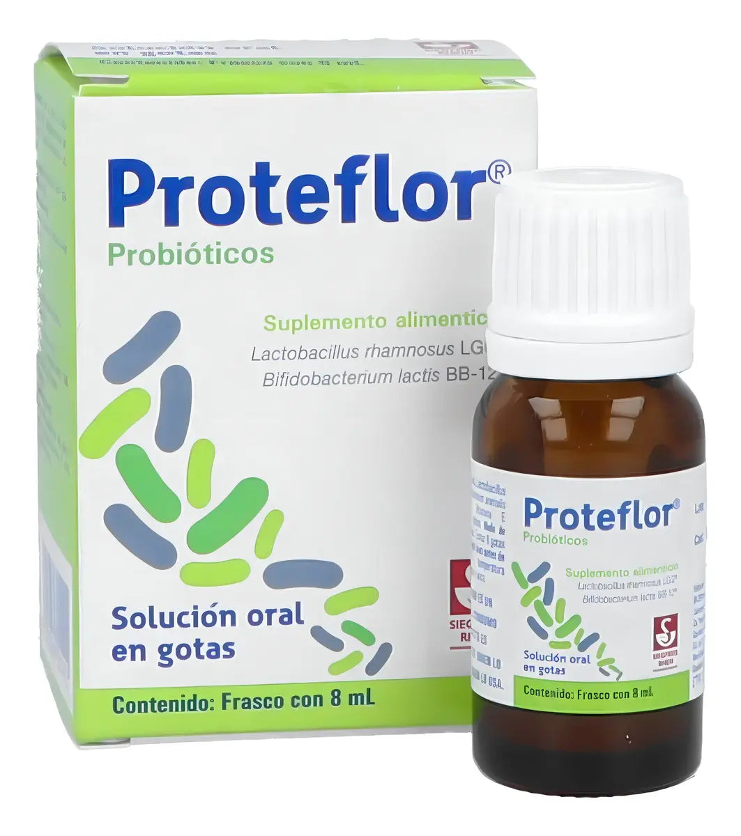 Proteflor Probióticos - Suplemento Alimenticio en Gotas (8 ml)