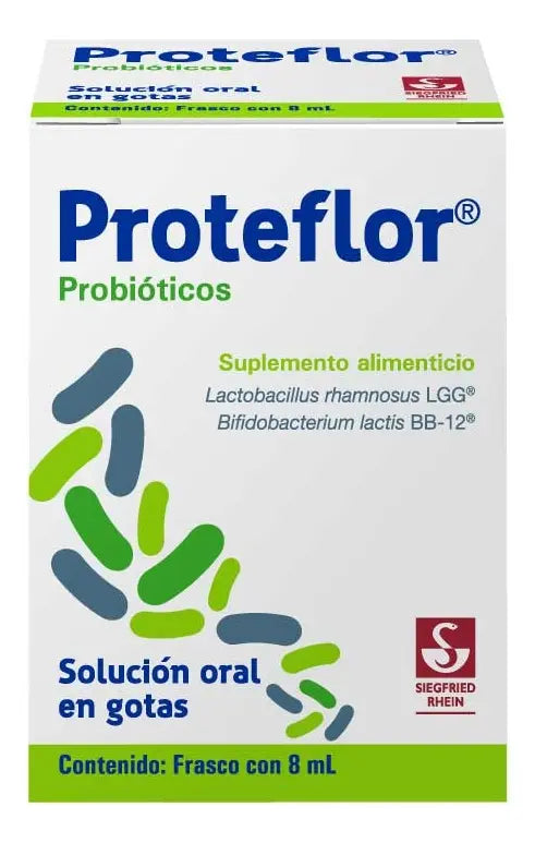 Proteflor Probióticos - Suplemento Alimenticio en Gotas (8 ml)