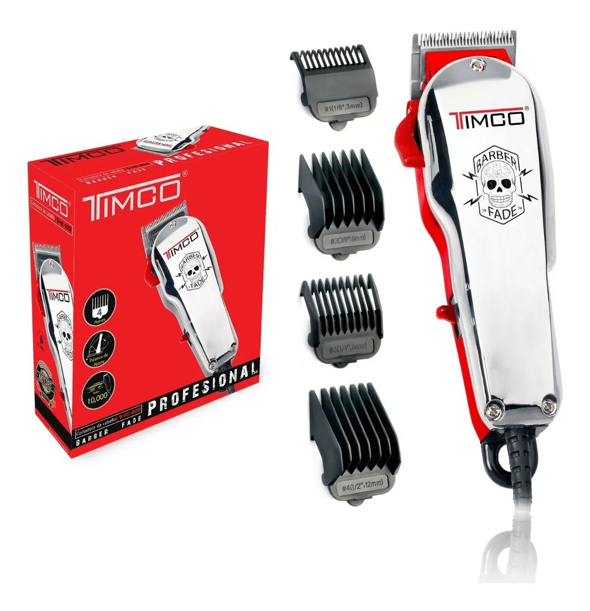 Timco HC-222 Cortadora Profesional Barber Fade – Máquina de Corte