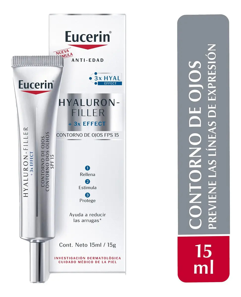 Eucerin Hyaluron-Filler + 3x Effect Contorno de Ojos FPS 15 - 15 ml