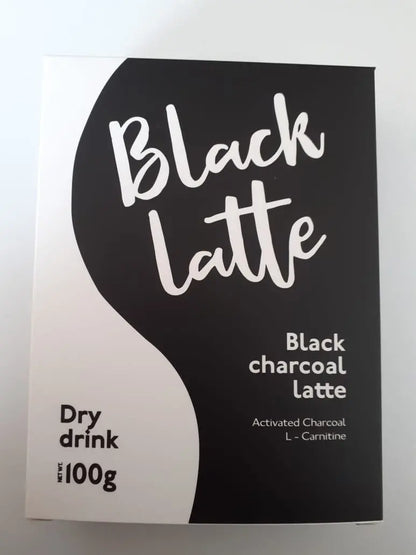 Black Latte - Black Charcoal Latte (Bebida en Polvo con Carbón Activado y L-Carnitina) - 100 g