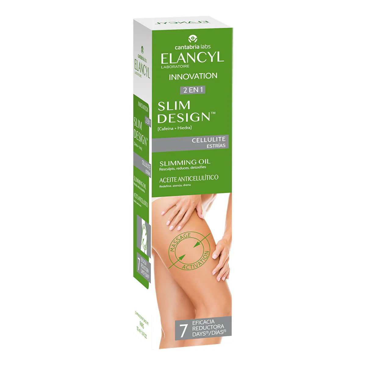 Cantabria Labs Elancyl Slim Design - Celulitis y estrias Aceite 2en1 (150 ml)