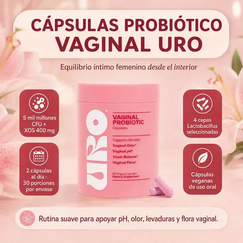 O.LYKA URO Vaginal Probiotic Capsules - 60 Cápsulas