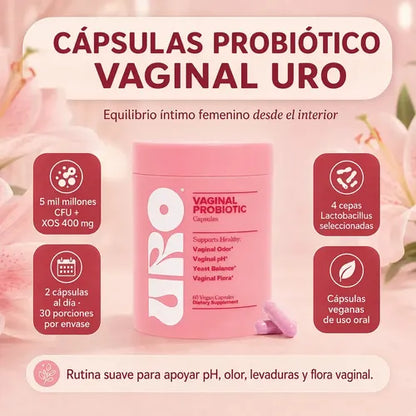 O.LYKA URO Vaginal Probiotic Capsules - 60 Cápsulas