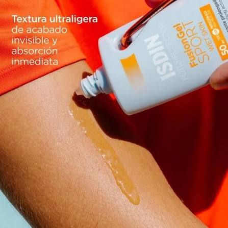 ISDIN Fotoprotector Fusion Gel SPORT 50fpf UVA protección