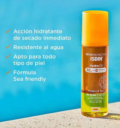 ISDIN Hydro Oil 30spf UVA protección  200ml