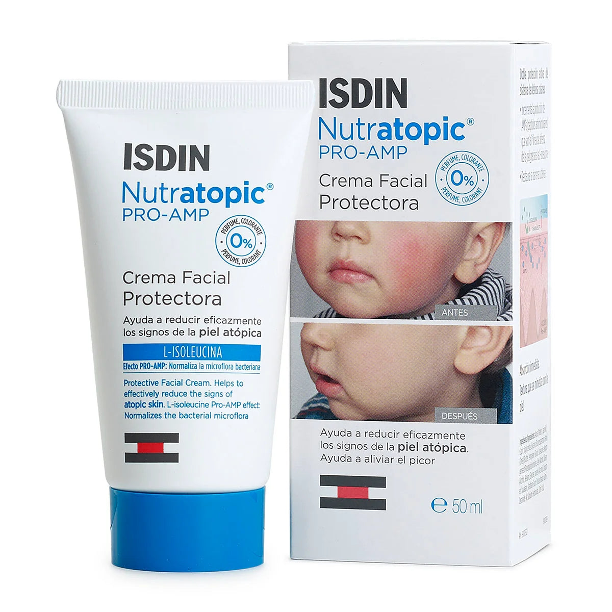 ISDIN Nutratopic Pro-Amp Crema facial Protectora 50ml