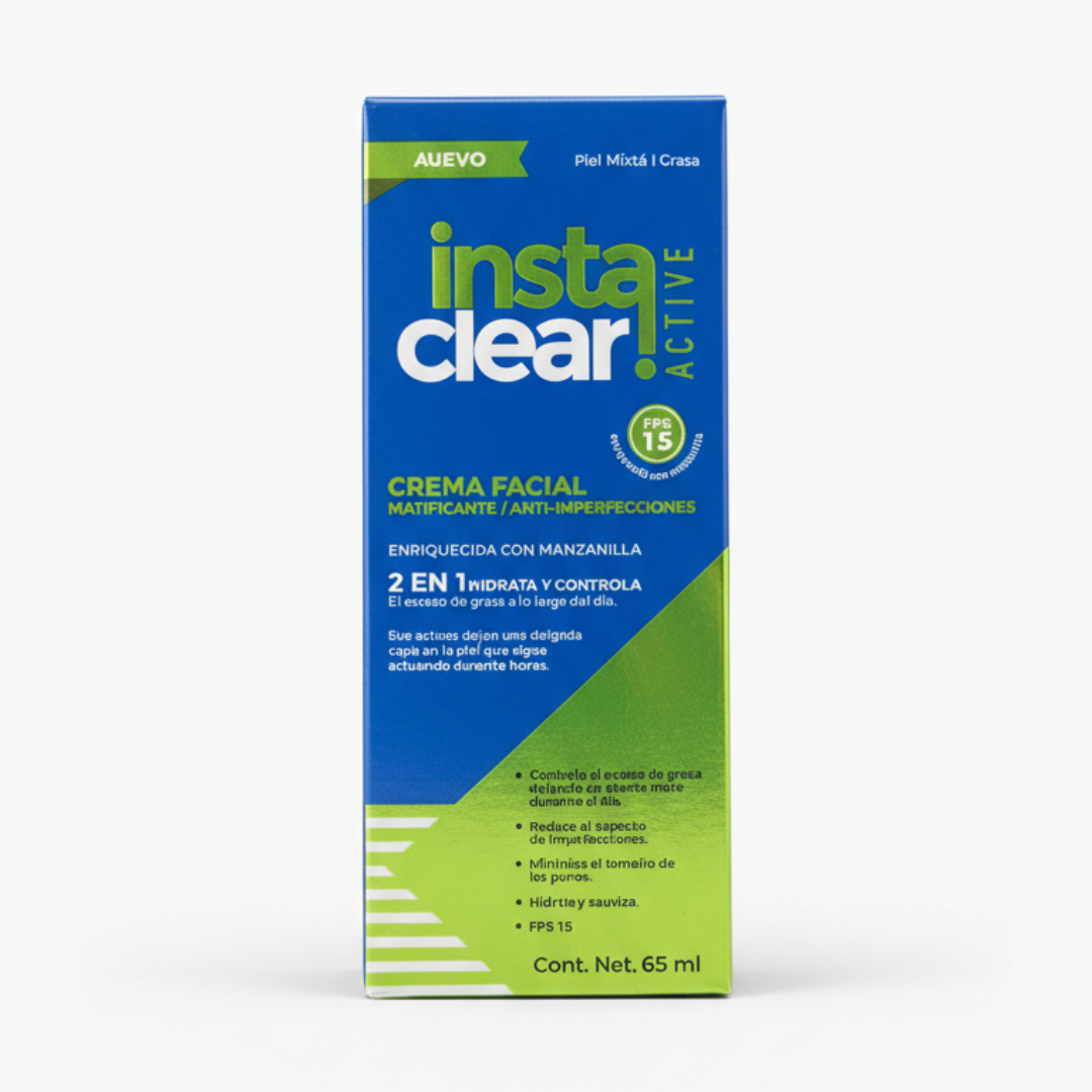 Instaclear - Crema facial Matificante (65 ml)