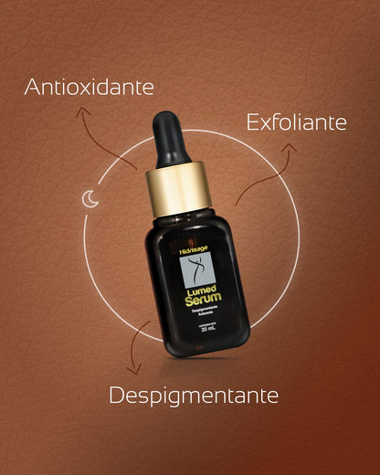 Lumed Serum Despigmentante, aclarante de Hidrisage (21ml) 7 Pack 3ml c/u