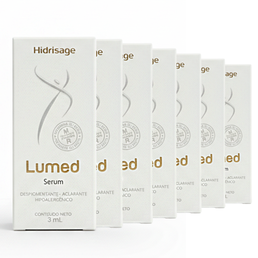 Lumed Serum Despigmentante, aclarante de Hidrisage (21ml) 7 Pack 3ml c/u