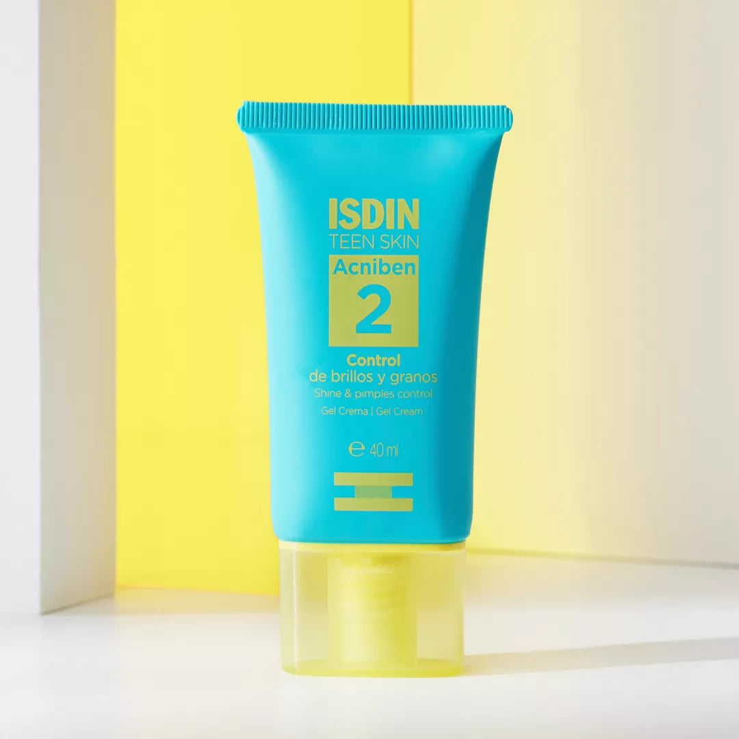 ISDIN Teen Skin Acniben 2 - Control de brillos y granos (40 ml)