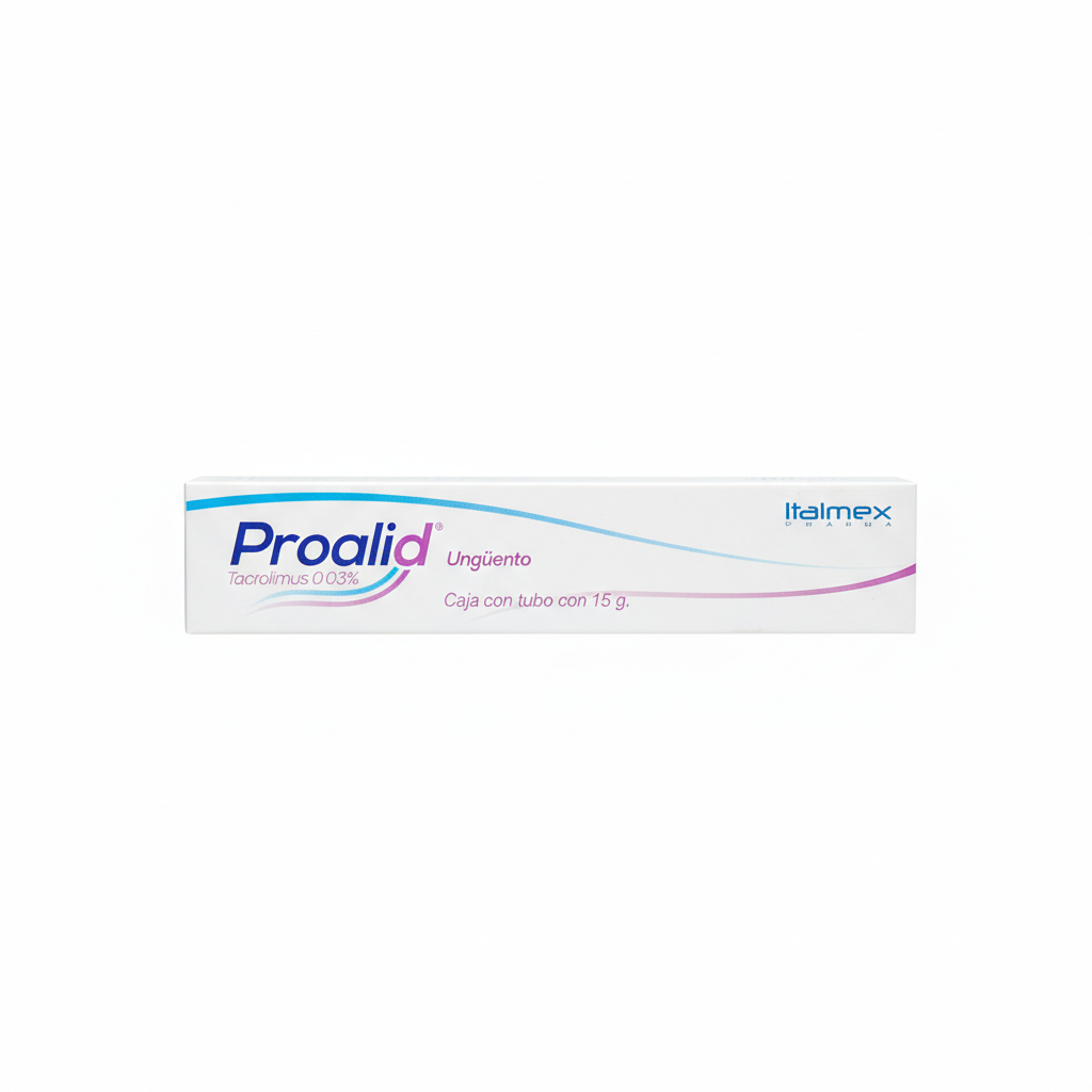 Proalid Tacrolimus 0,03% - Ungüento para dermatitis atópica (15 g)