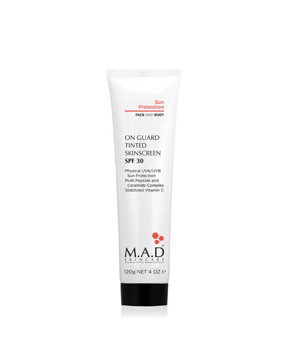M.A.D Skincare On Guard Tinted Skinscreen SPF 30 - Protector Solar con Color (120 g)