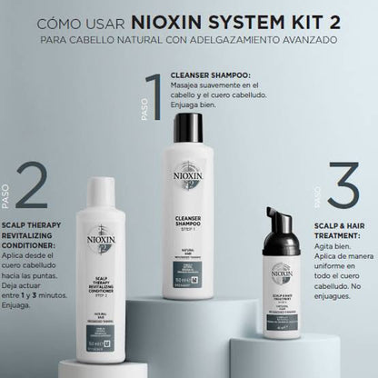 Nioxin System 2 Scalp & Hair Treatment - Step 3 (40 ml)